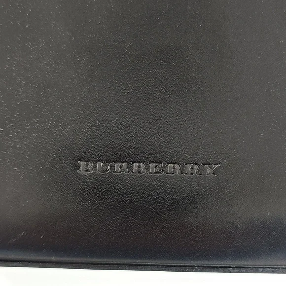 Burberry Leather Tote Bag Authentic – Classic Nova Check Side Panels & Interior - Picture 2 of 12